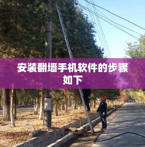 安装翻墙手机软件的步骤如下